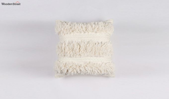 Cream Cloud Tufted Cushion Cover